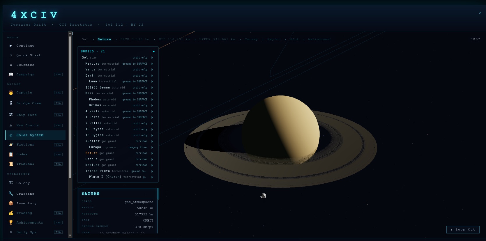 Saturn, rendered in 4XCiv Explore